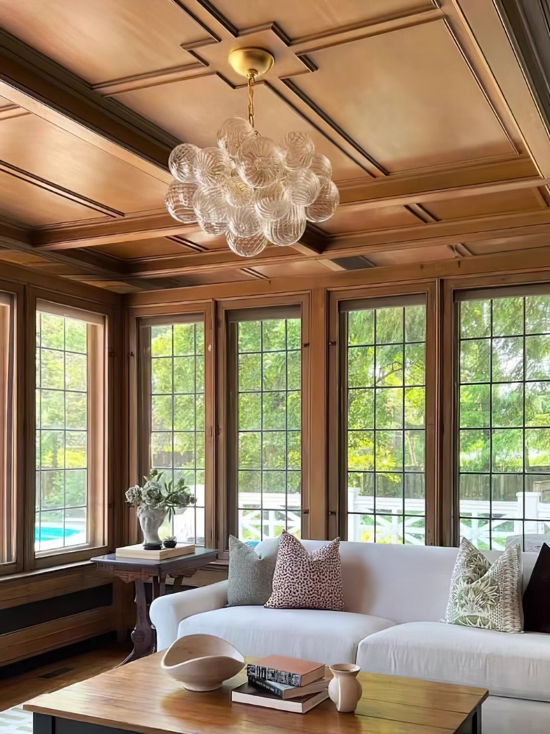 Aurora Chandelier Glass Ball Bubble Modern - Blowlighting