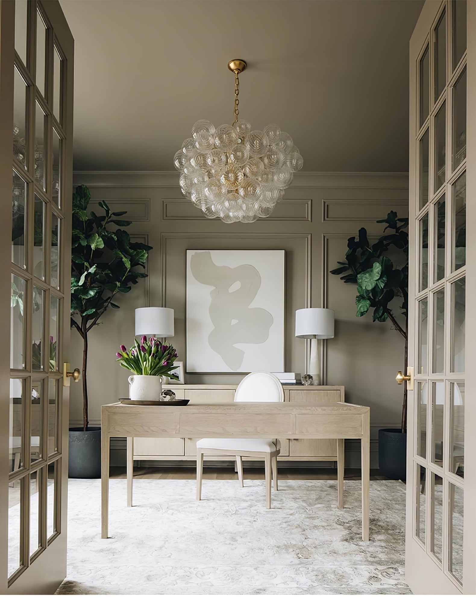 Aurora Chandelier Glass Ball Bubble Modern - Blowlighting