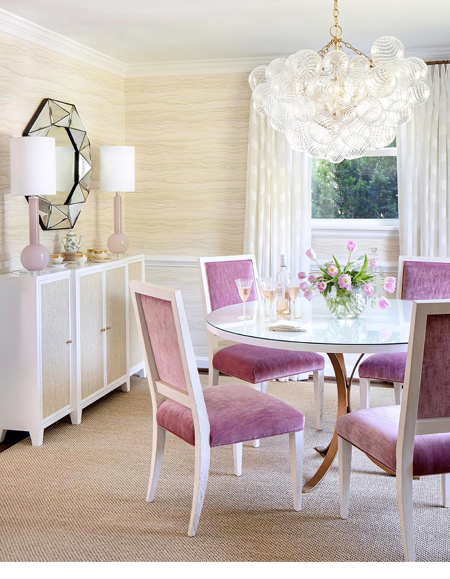 Aurora Chandelier Glass Ball Bubble Modern - Blowlighting