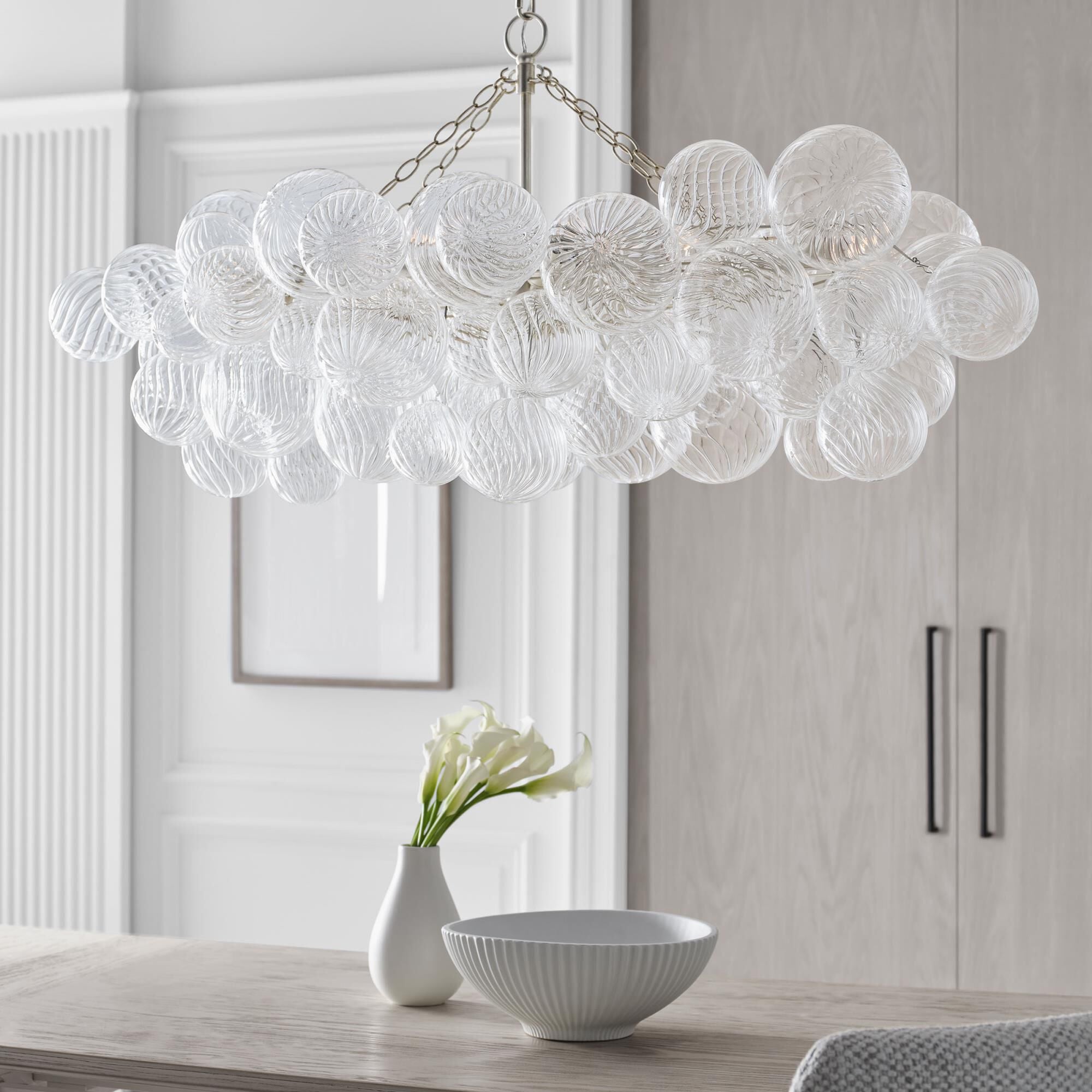 Aurora Chandelier Glass Ball Bubble Modern - Blowlighting