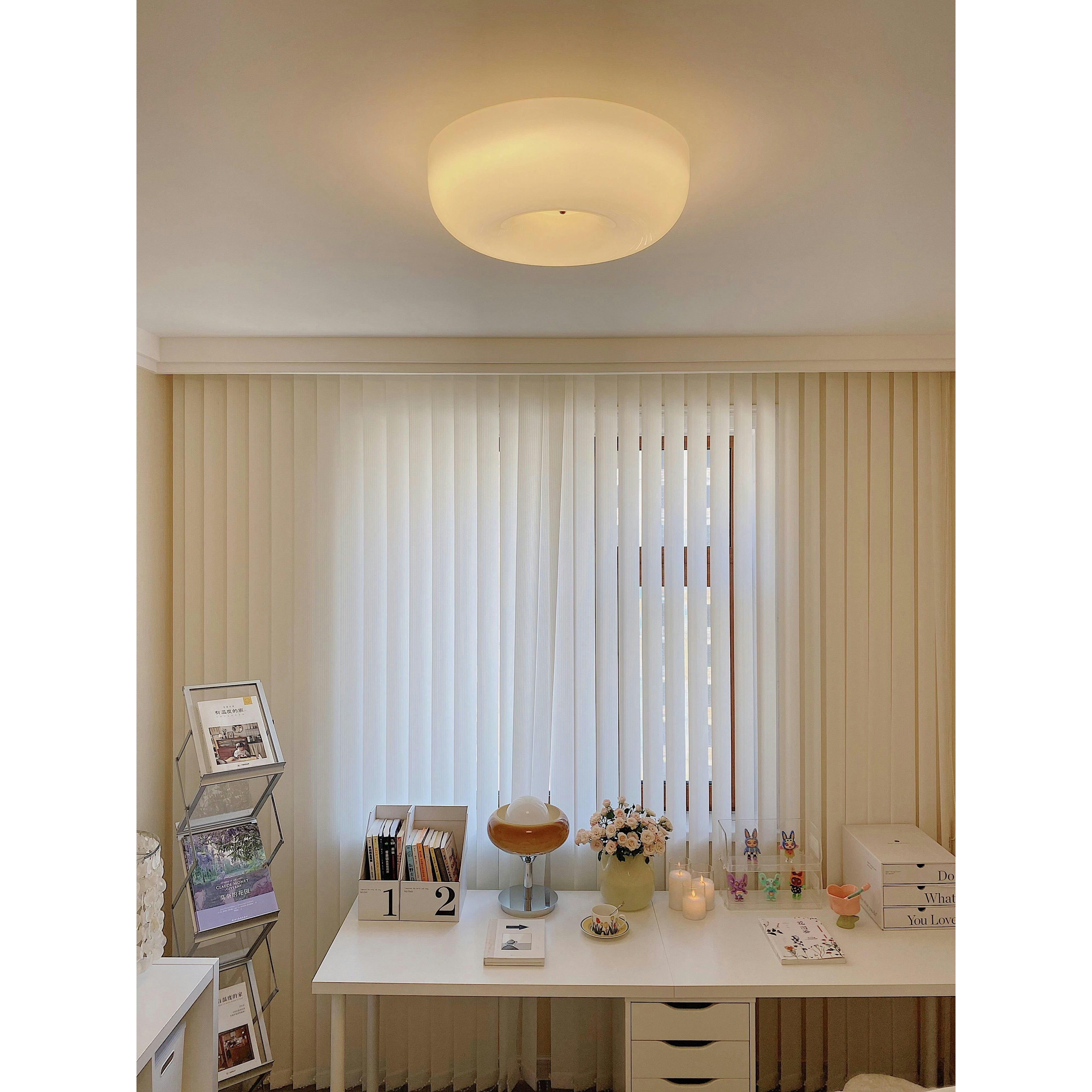Ulsolir Elegance Art Button Glas Deckenlampe-Letslighting