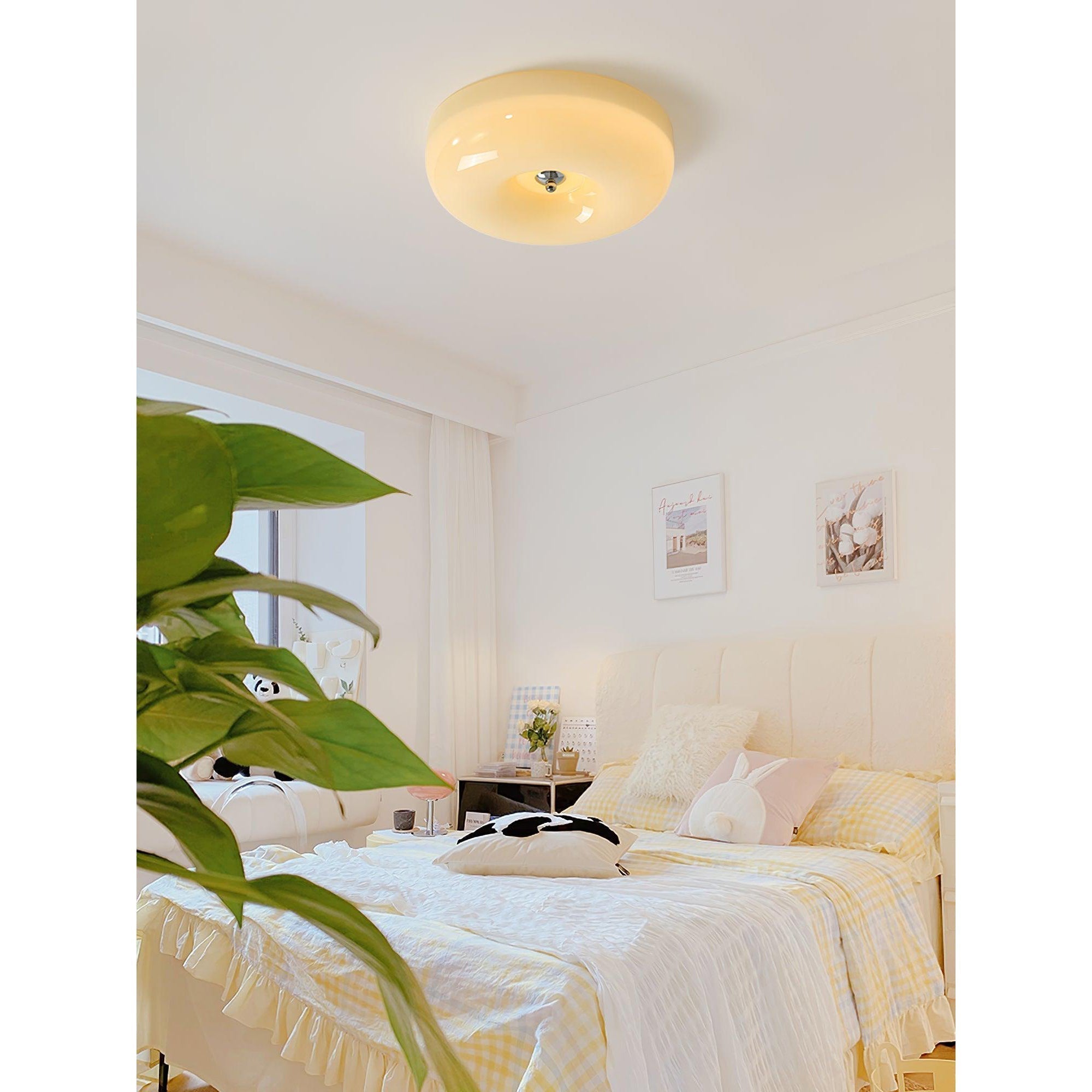 Ulsolir Elegance Art Button Glas Deckenlampe-Letslighting
