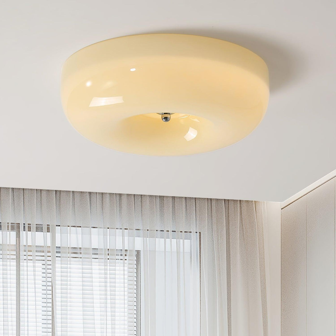 Ulsolir Elegance Art Button Glas Deckenlampe-Letslighting