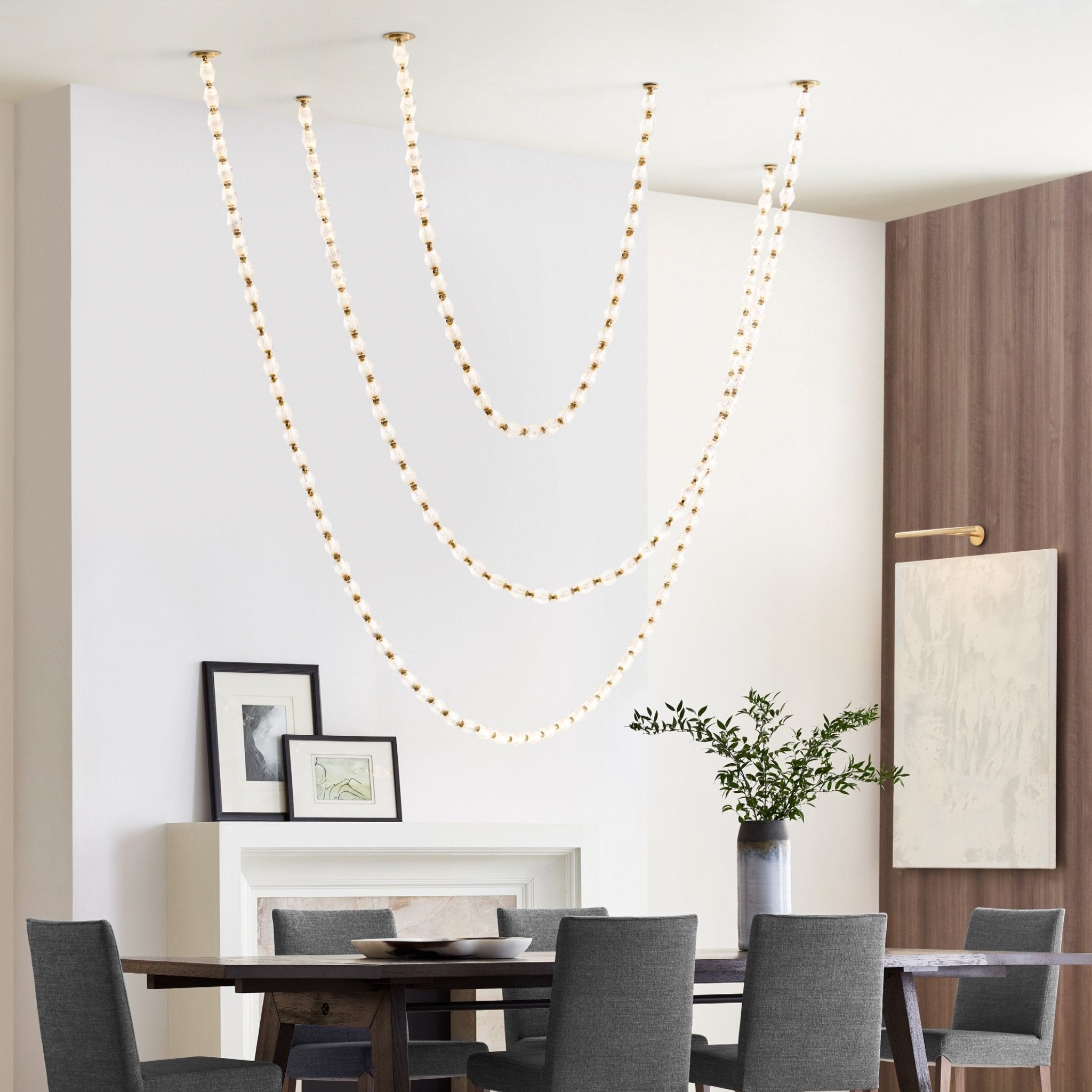 Pearlene Moderner Glas-Kronleuchter-Letslighting