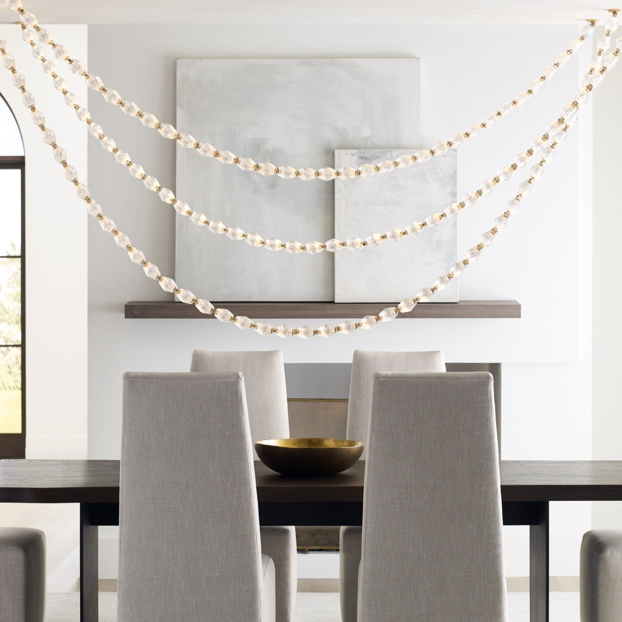 Pearlene Moderner Glas-Kronleuchter-Letslighting