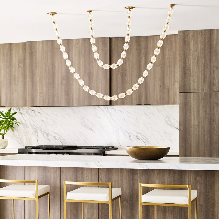 Pearlene Moderner Glas-Kronleuchter-Letslighting
