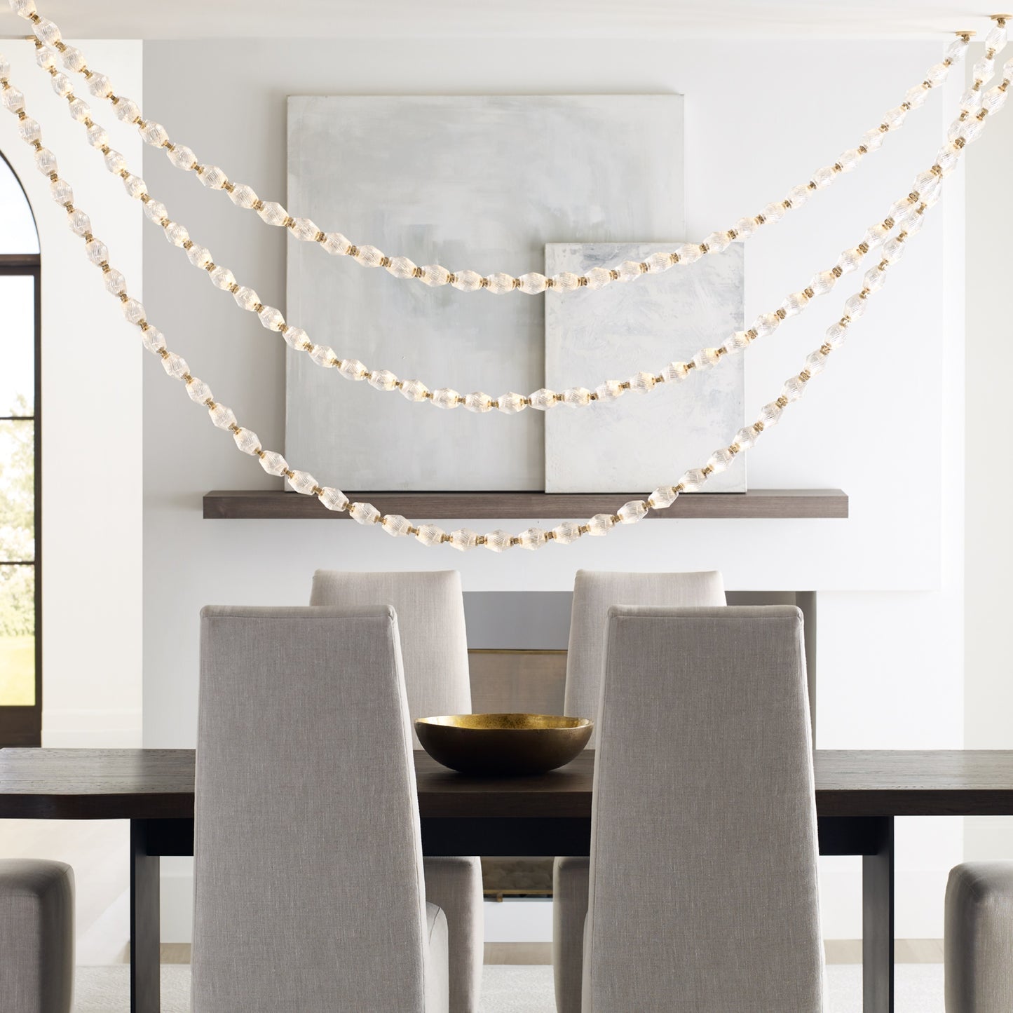 Pearlene Moderner Glas-Kronleuchter-Letslighting