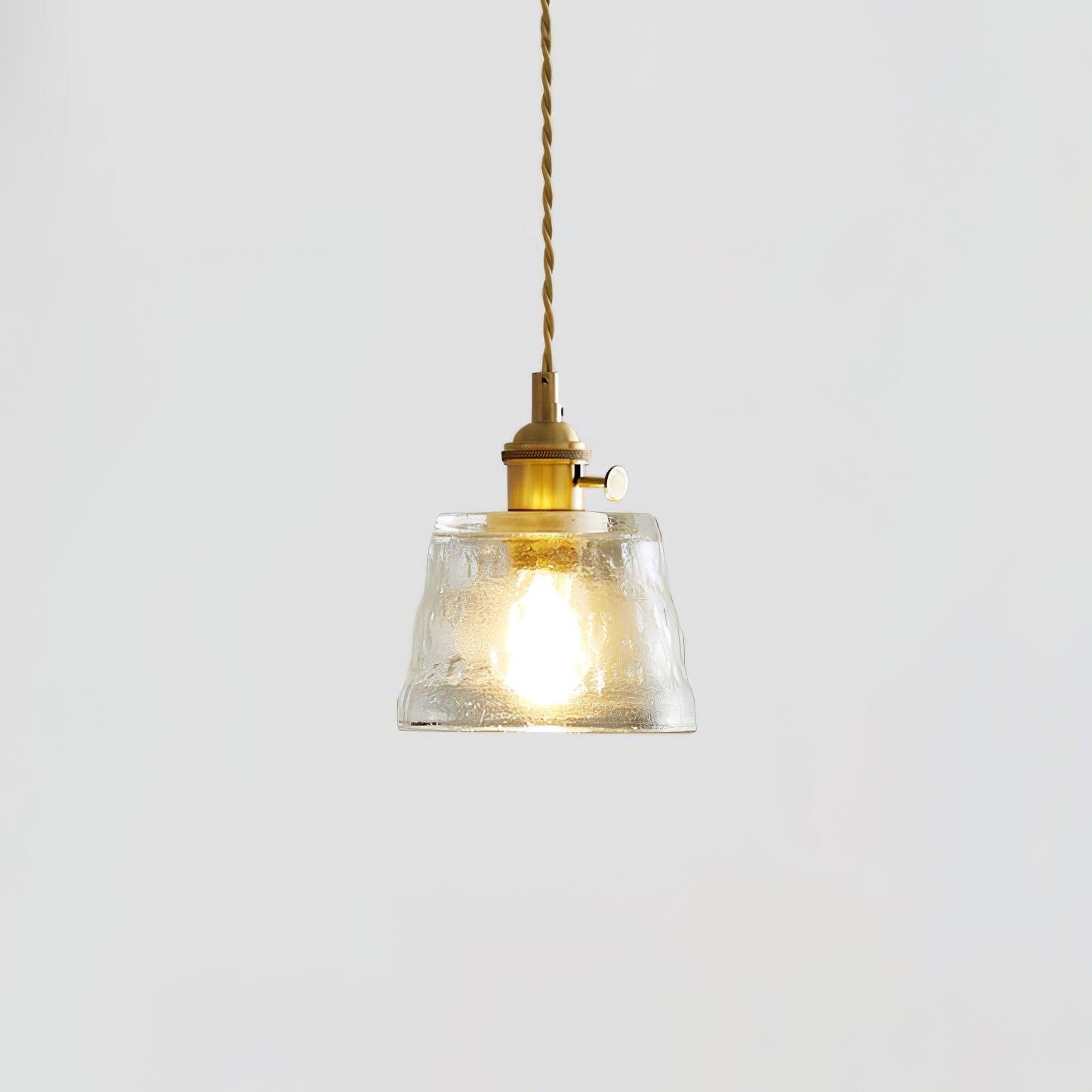 Lustra Pendelleuchte Kupferglas für Esszimmer-Letslighting