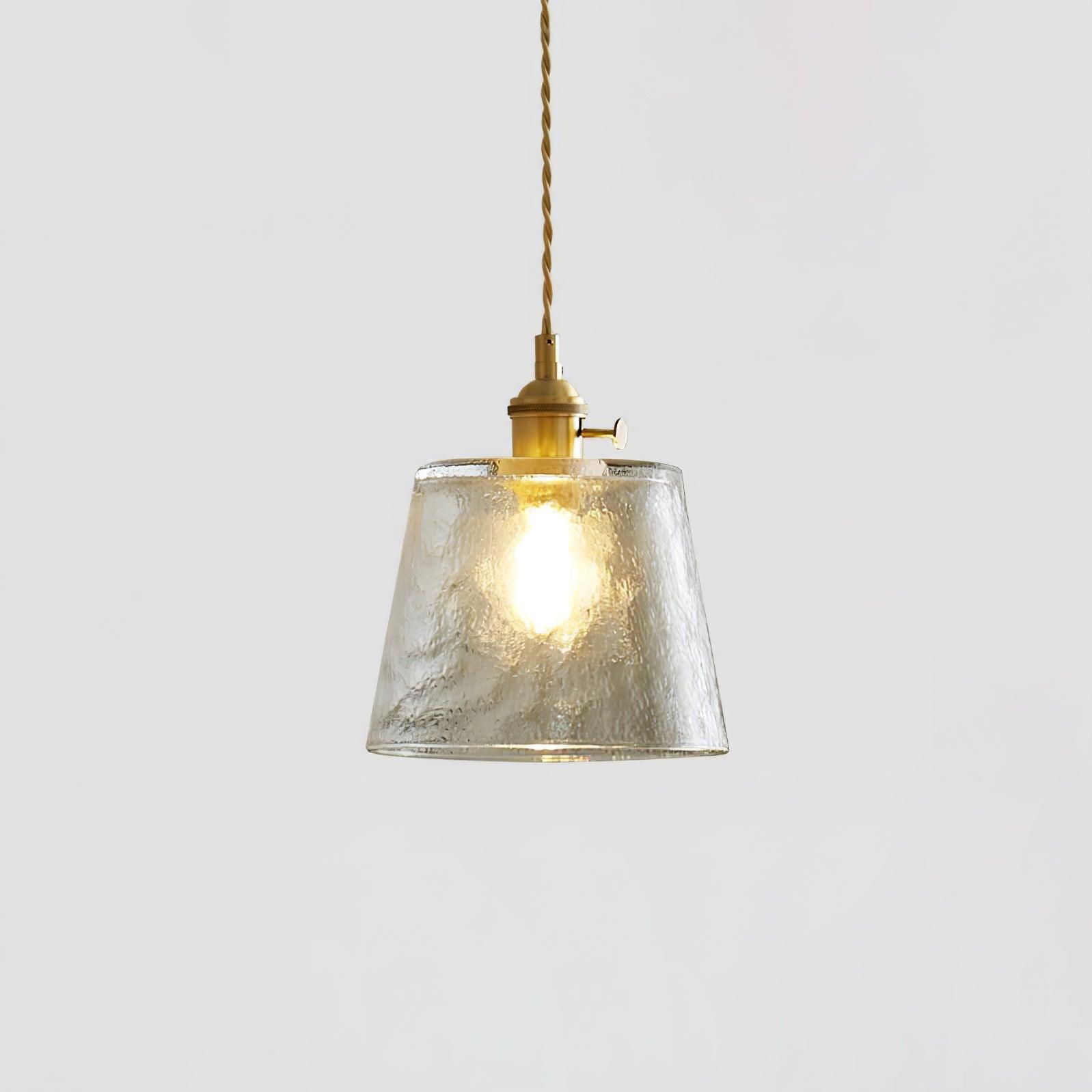 Lustra Pendelleuchte Kupferglas für Esszimmer-Letslighting
