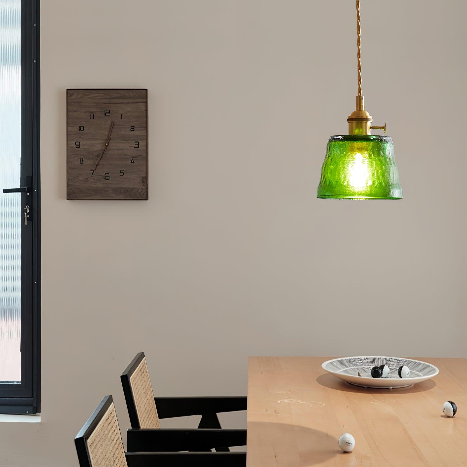 Lustra Pendelleuchte Kupferglas für Esszimmer-Letslighting