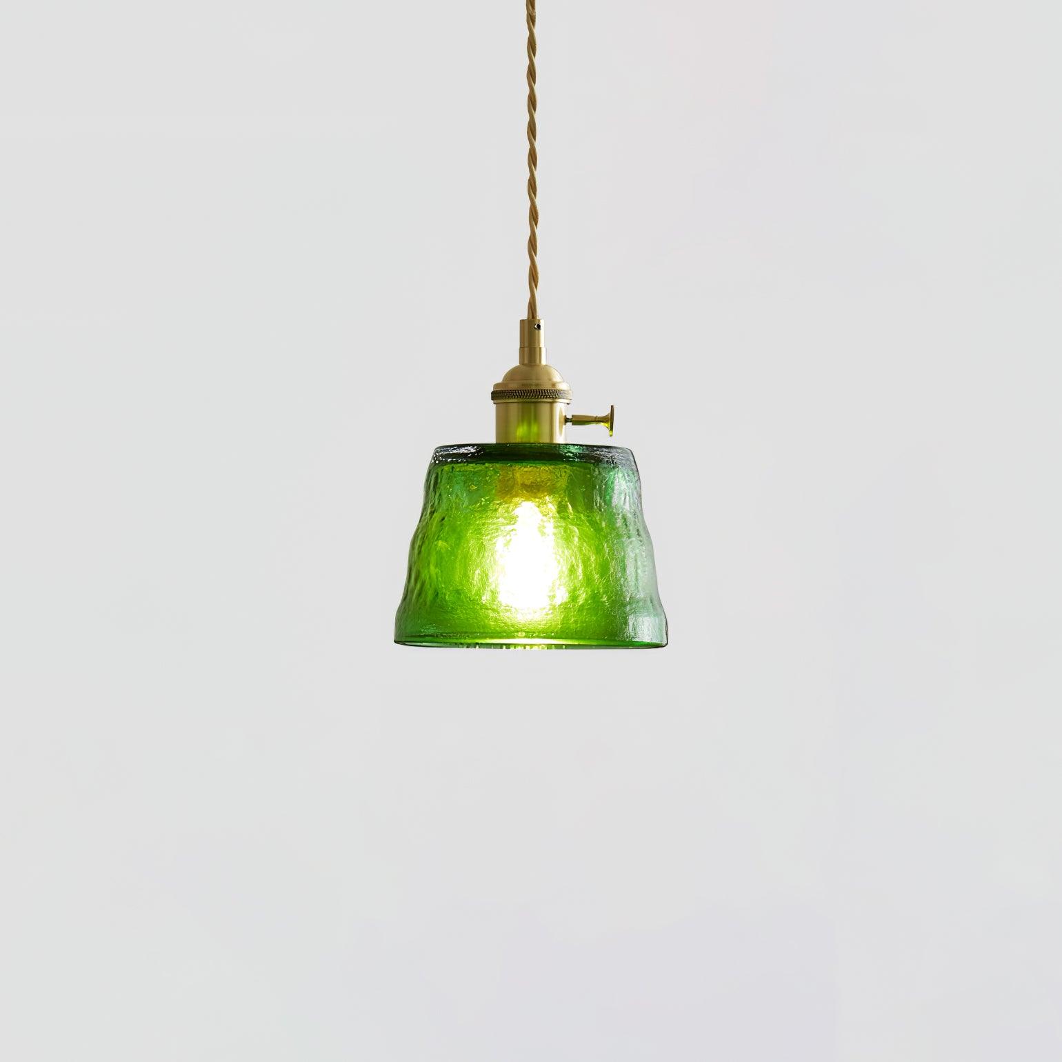 Lustra Pendelleuchte Kupferglas für Esszimmer-Letslighting