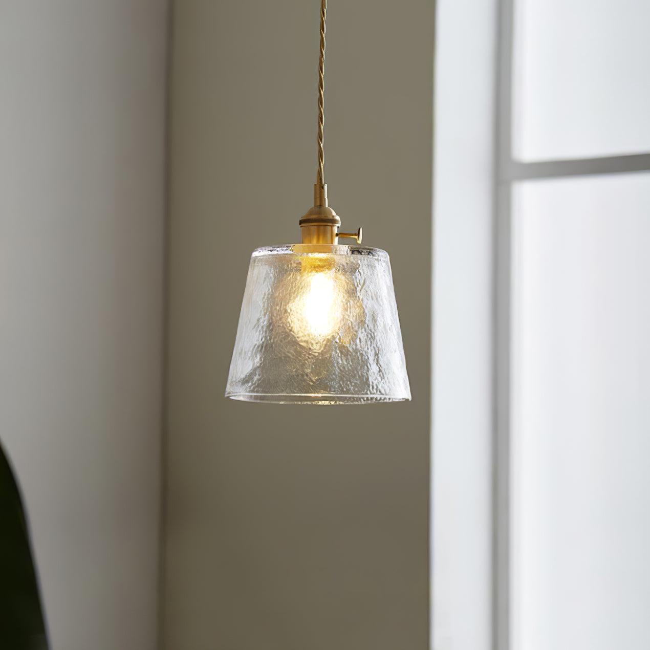 Lustra Pendelleuchte Kupferglas für Esszimmer-Letslighting