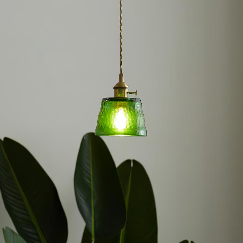 Lustra Pendelleuchte Kupferglas für Esszimmer-Letslighting