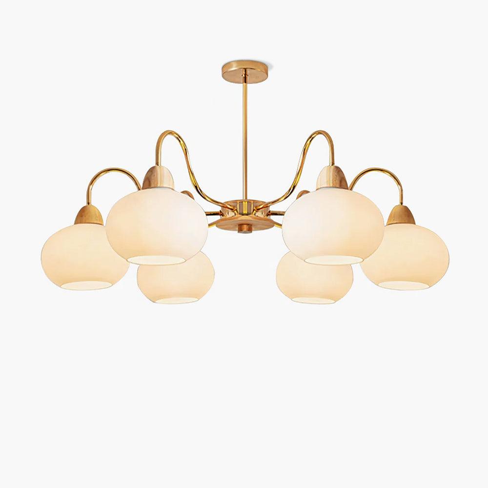 Zevena Eleganter Glas-Kronleuchter-Letslighting