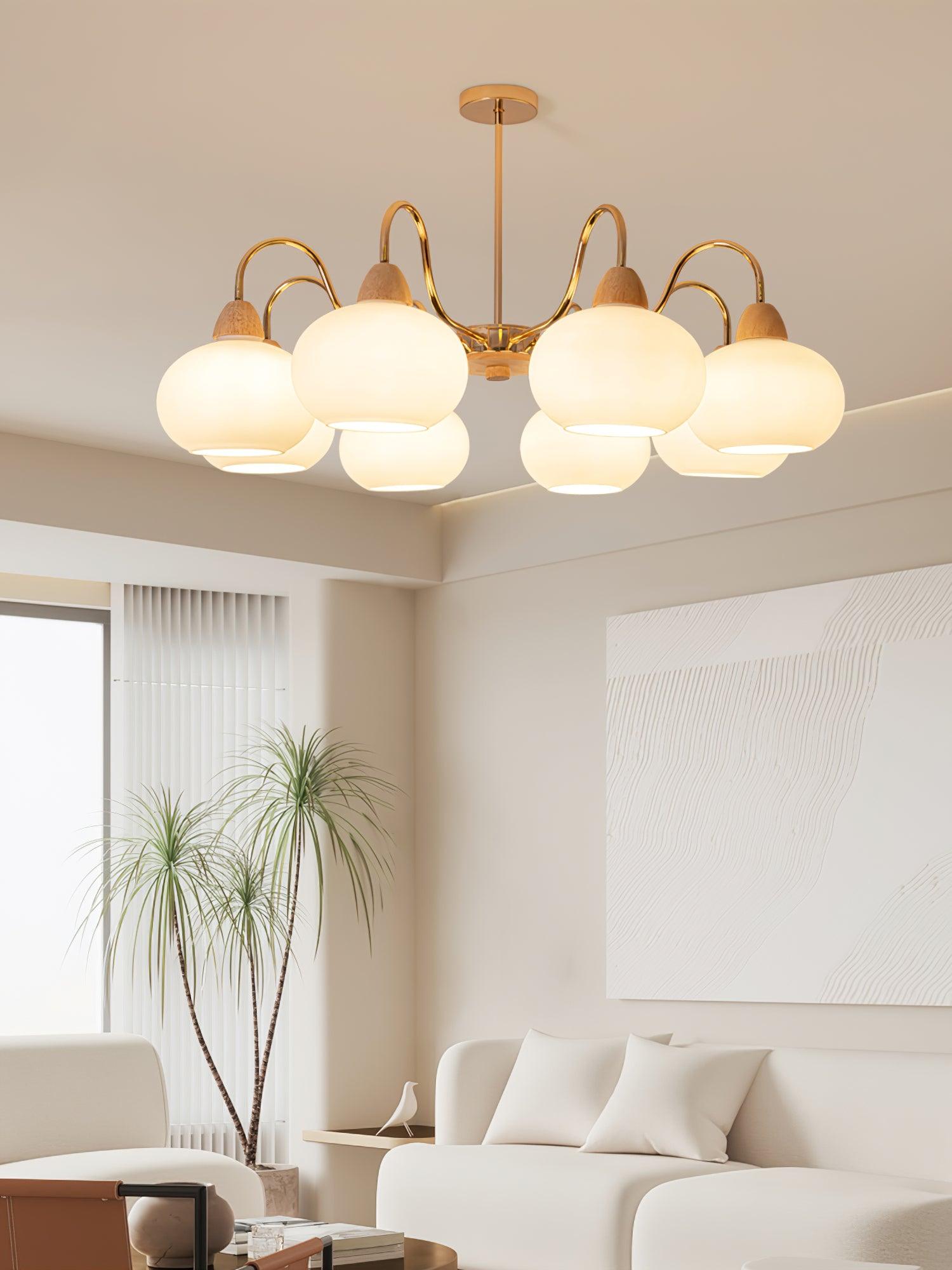 Zevena Eleganter Glas-Kronleuchter-Letslighting