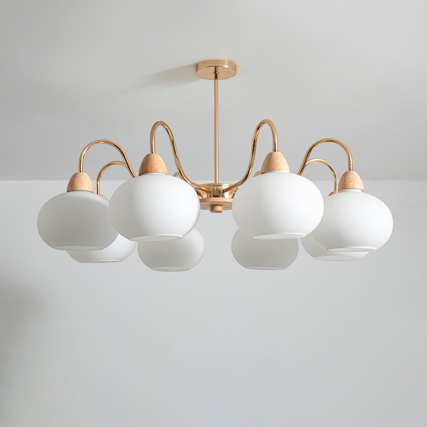 Zevena Eleganter Glas-Kronleuchter-Letslighting