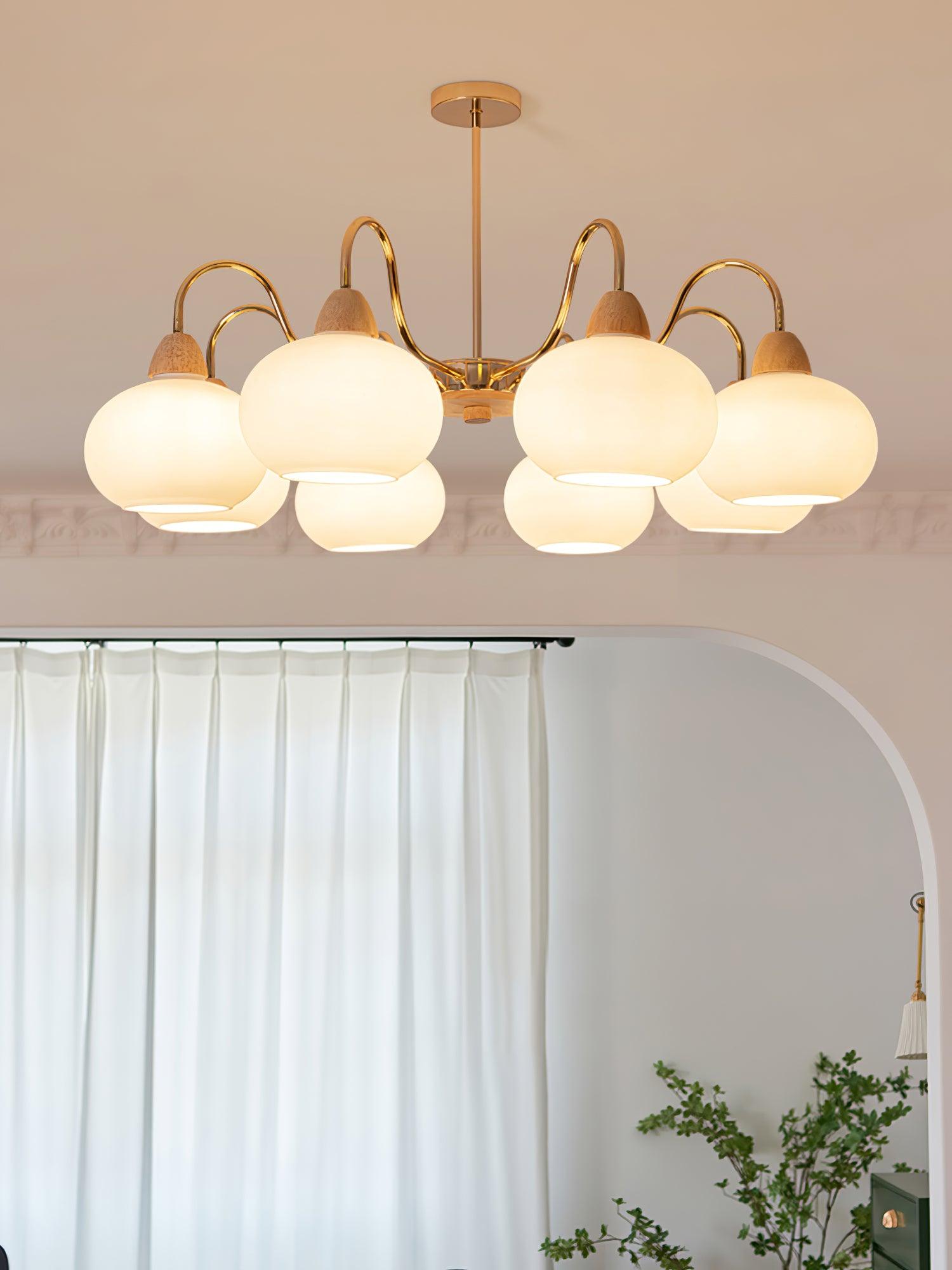 Zevena Eleganter Glas-Kronleuchter-Letslighting