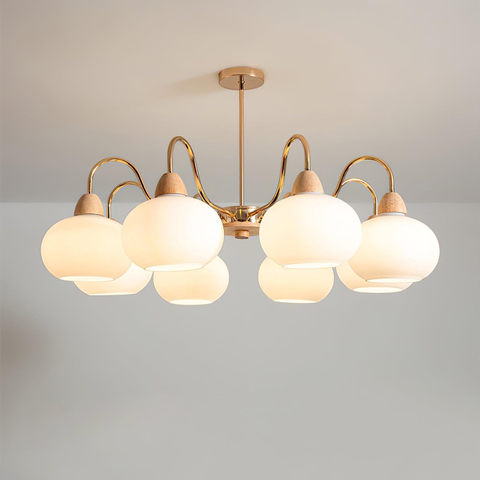 Zevena Eleganter Glas-Kronleuchter-Letslighting