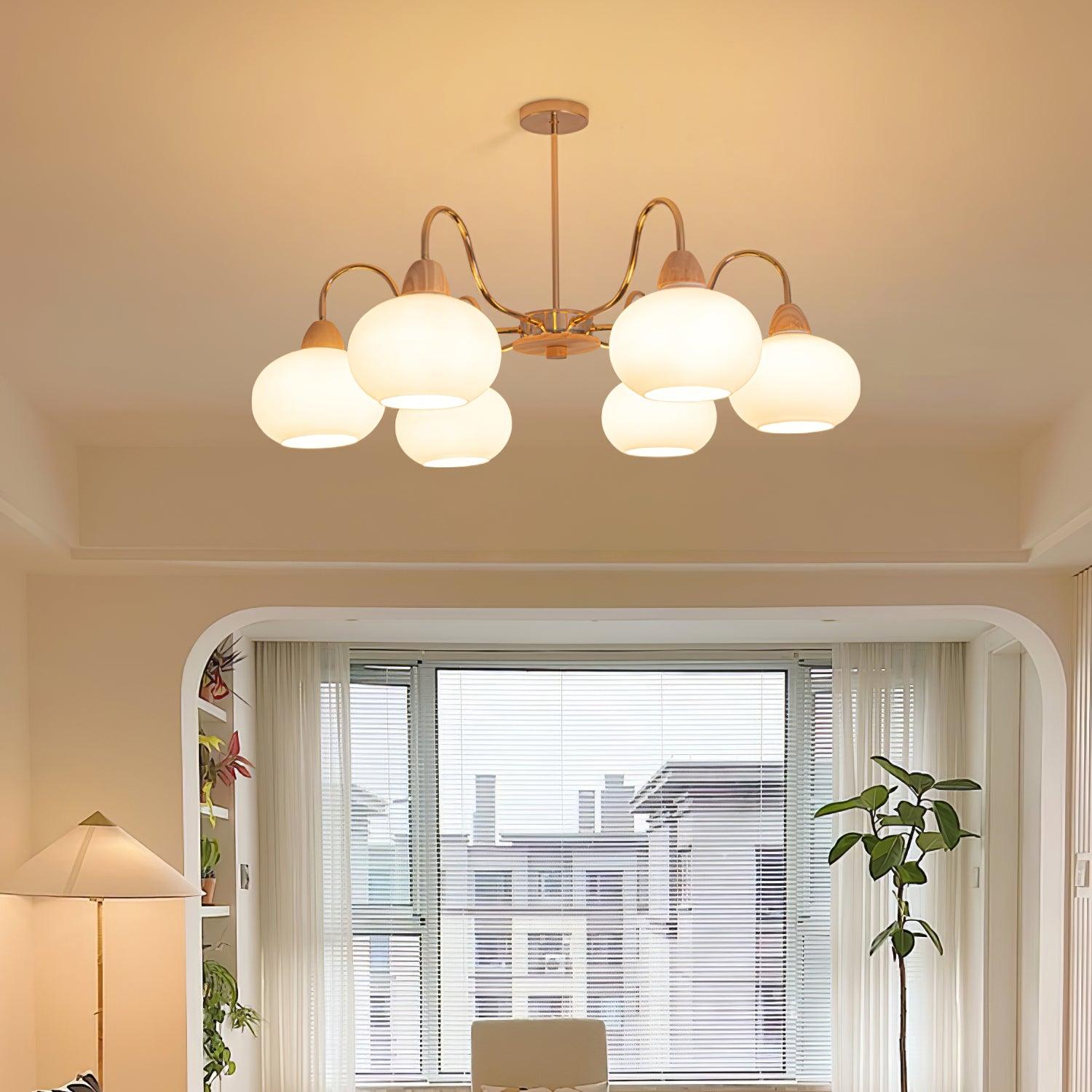 Zevena Eleganter Glas-Kronleuchter-Letslighting
