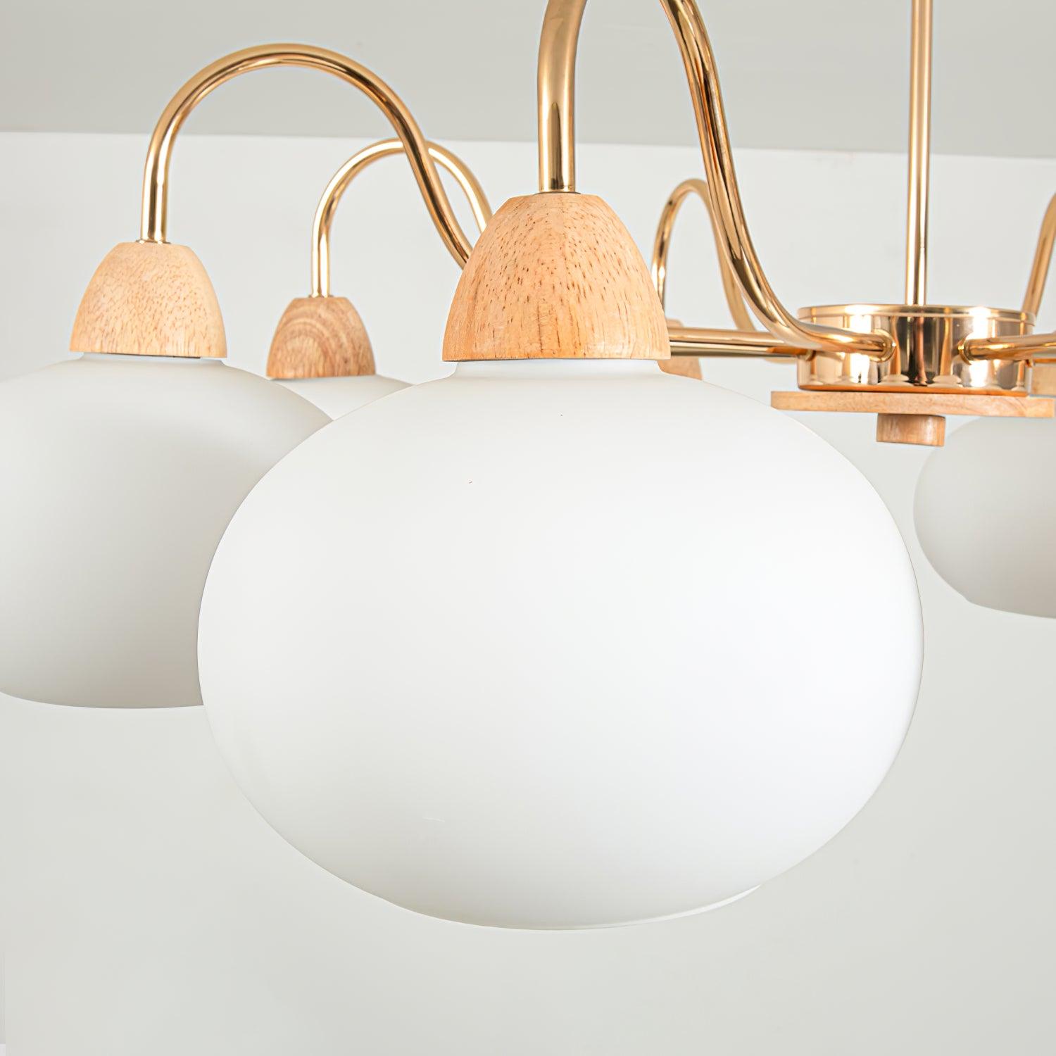 Zevena Eleganter Glas-Kronleuchter-Letslighting