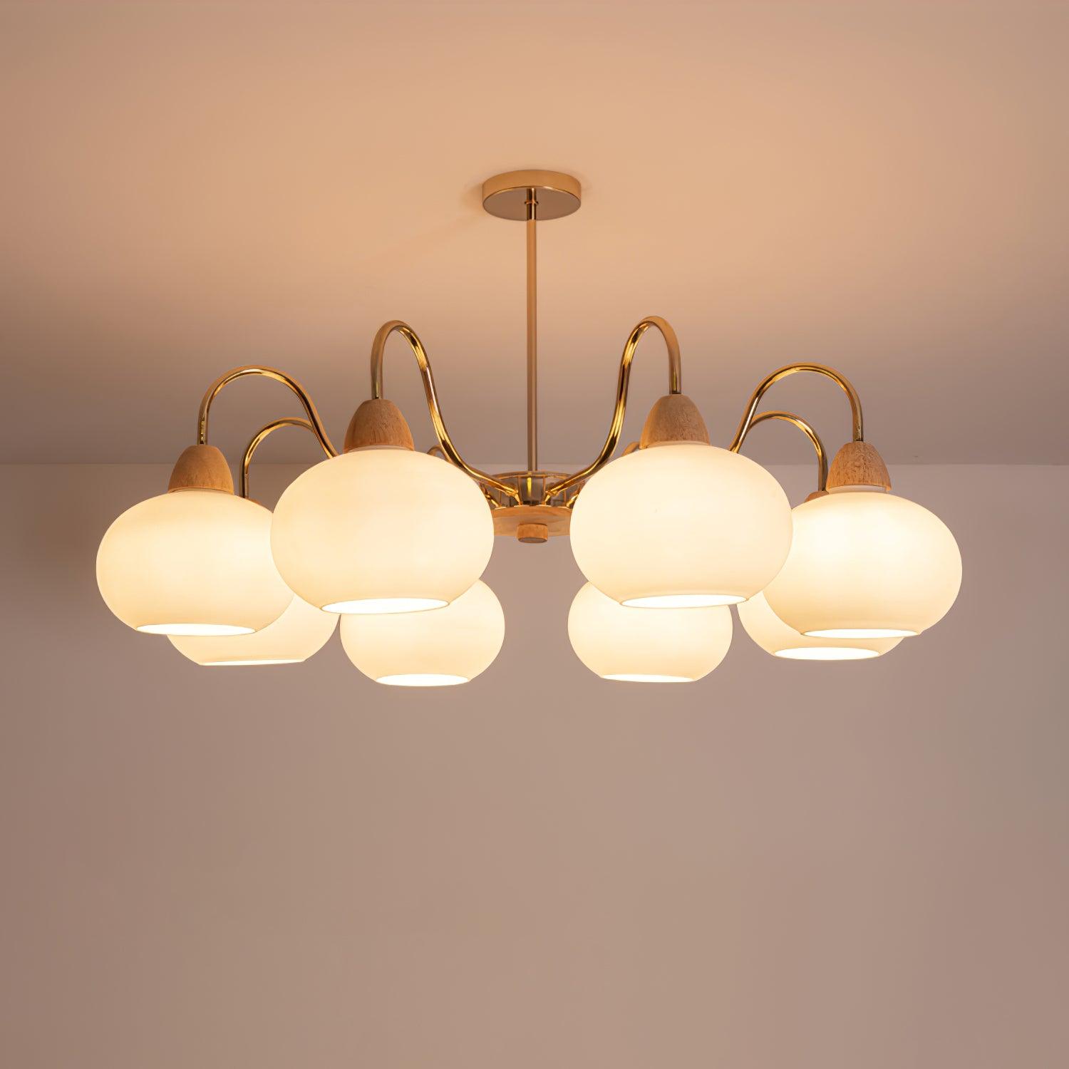 Zevena Eleganter Glas-Kronleuchter-Letslighting