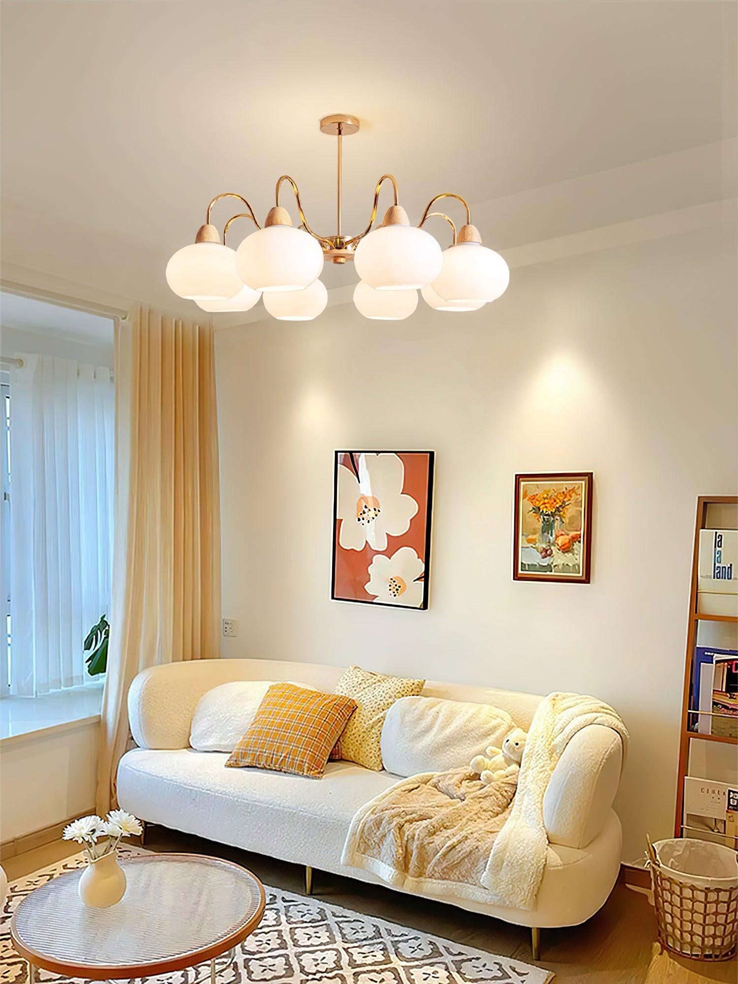 Zevena Eleganter Glas-Kronleuchter-Letslighting