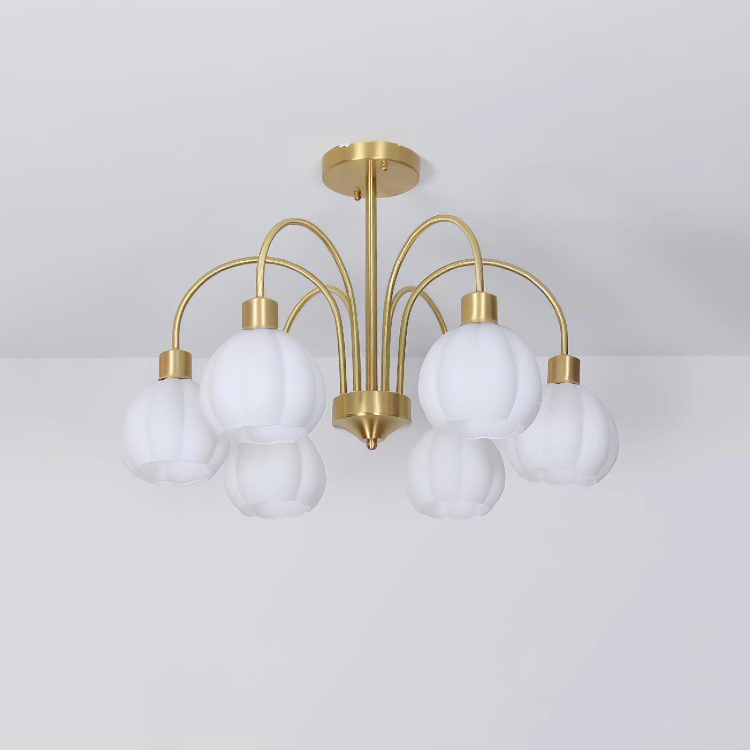 Sawyer Vintage-Kronleuchter aus Glas-Letslighting