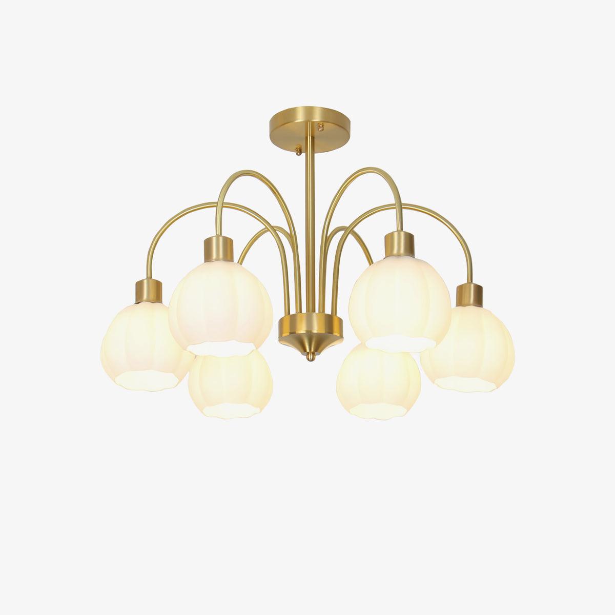 Sawyer Vintage-Kronleuchter aus Glas-Letslighting