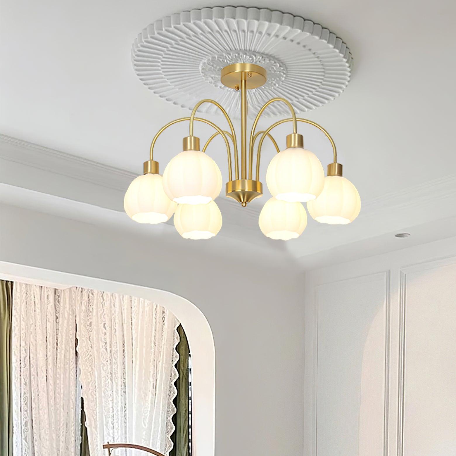 Sawyer Vintage-Kronleuchter aus Glas-Letslighting