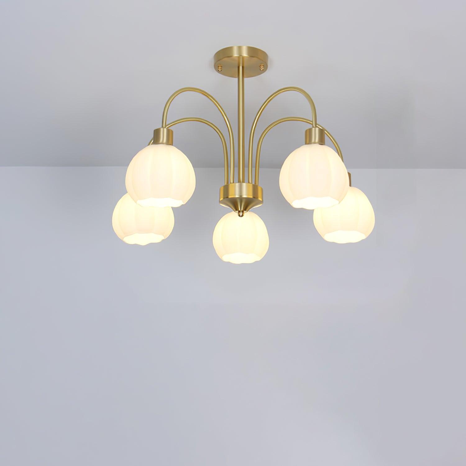 Sawyer Vintage-Kronleuchter aus Glas-Letslighting