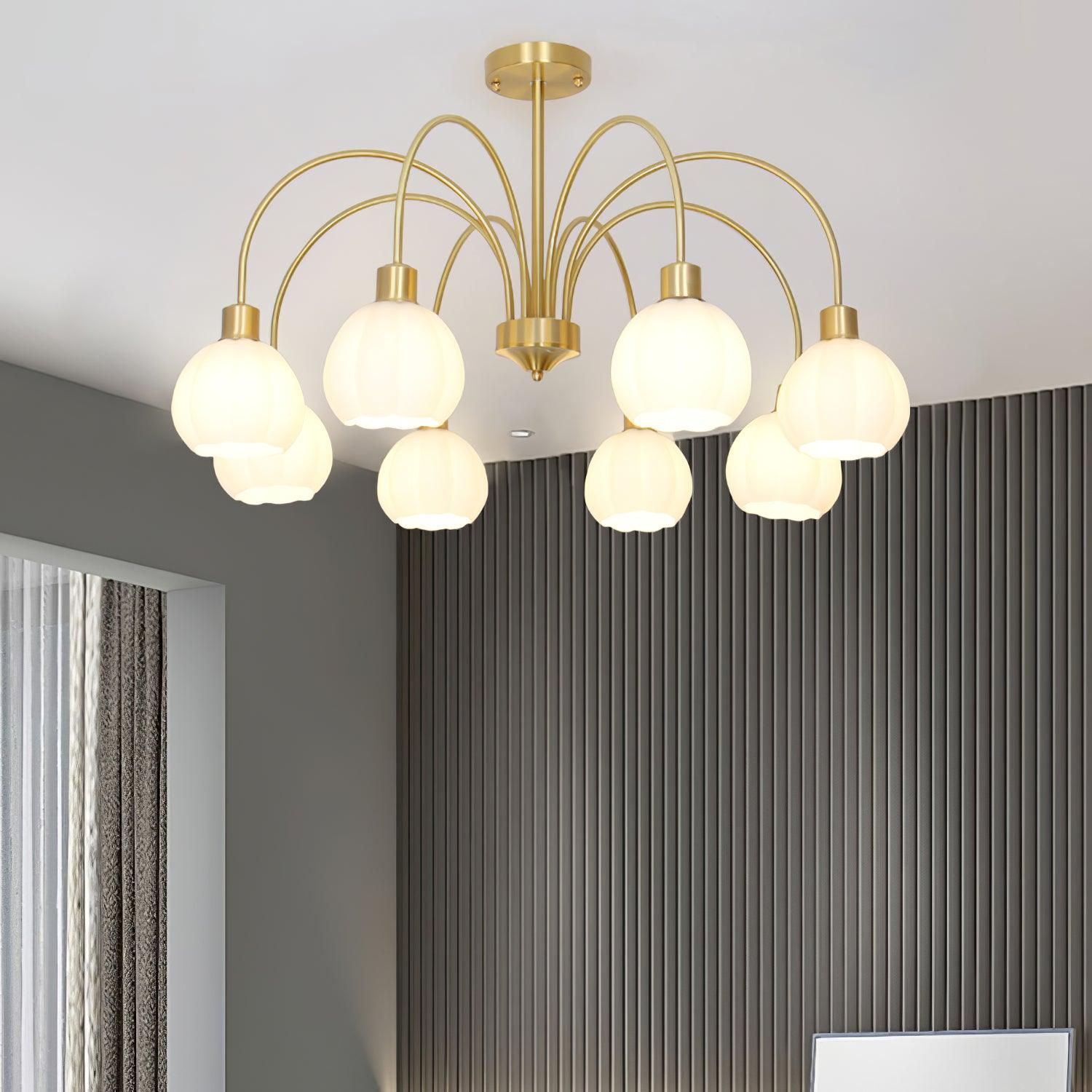 Sawyer Vintage-Kronleuchter aus Glas-Letslighting