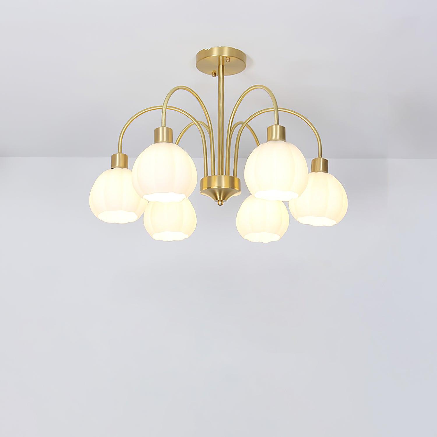 Sawyer Vintage-Kronleuchter aus Glas-Letslighting