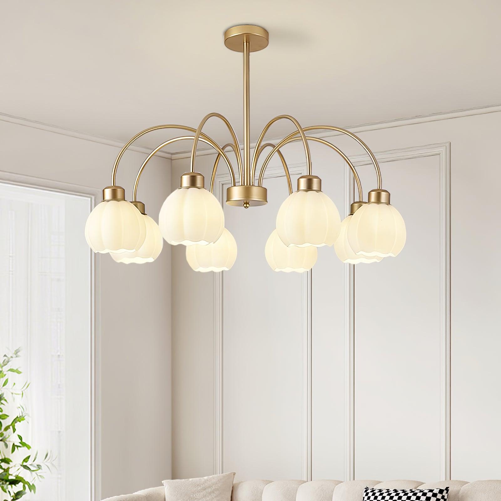 Sawyer Vintage-Kronleuchter aus Glas-Letslighting