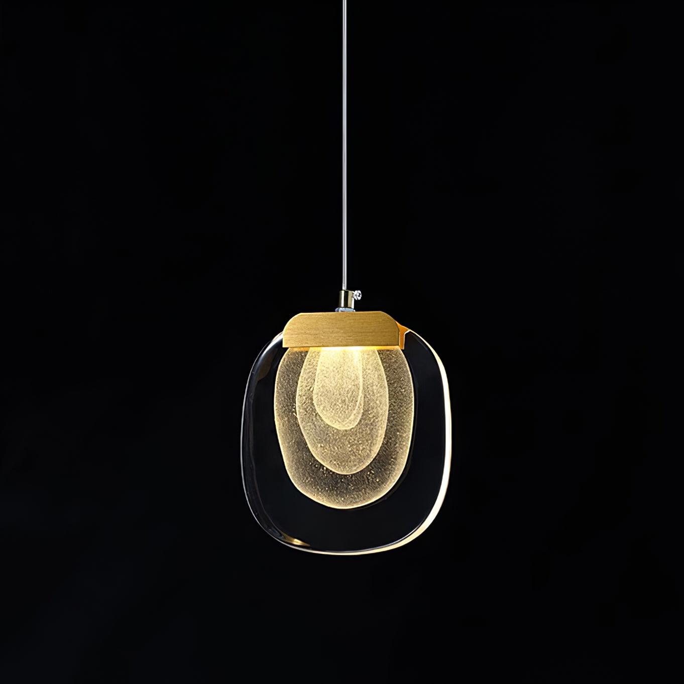 Avesia Minimalist Glass Pendant Light Staircase - Letslighting