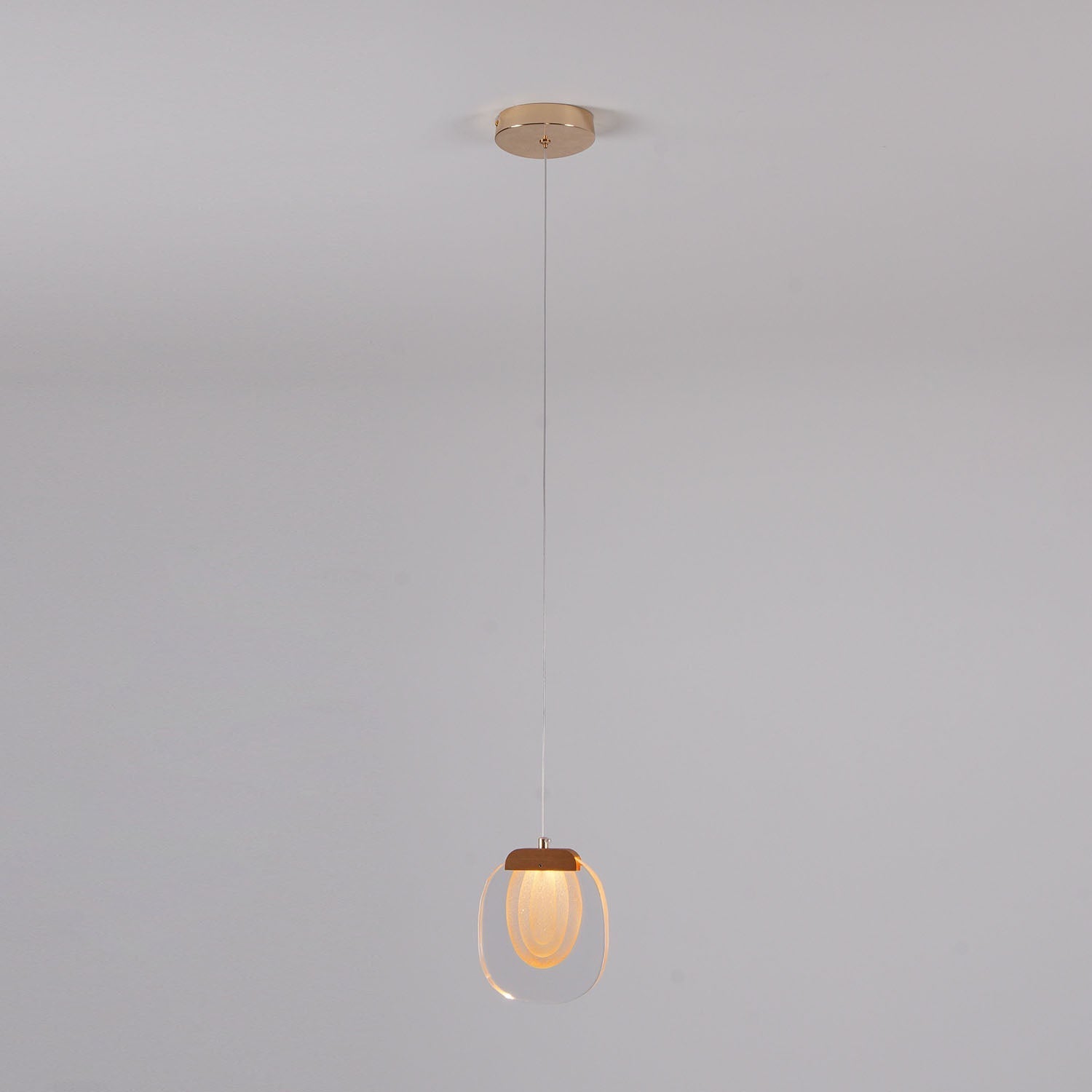 Avesia Minimalist Glass Pendant Light Staircase - Letslighting