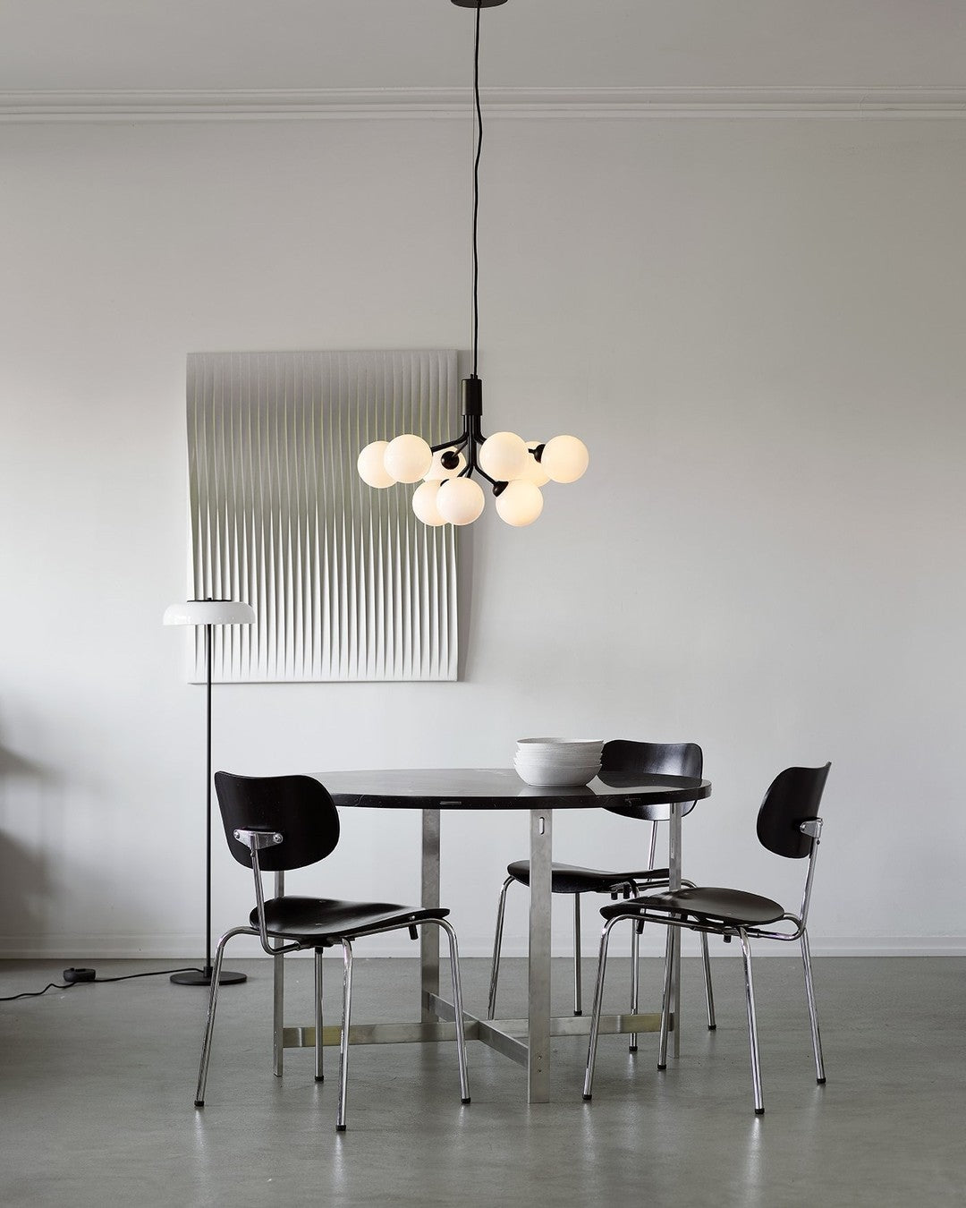Lustra Pendelleuchte Glaskugel Cluster Messing-Letslighting