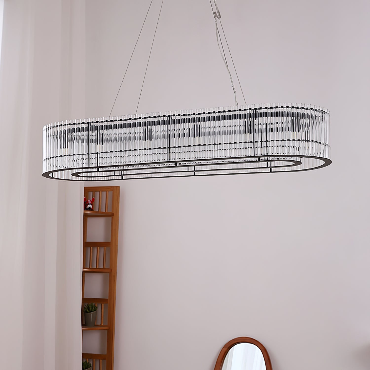 Lustra Pendelleuchte Glasrohr Ring Modern Luxus-Letslighting
