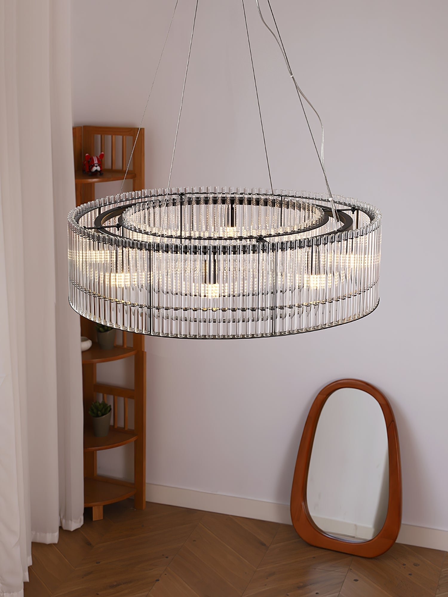 Lustra Pendelleuchte Glasrohr Ring Modern Luxus-Letslighting