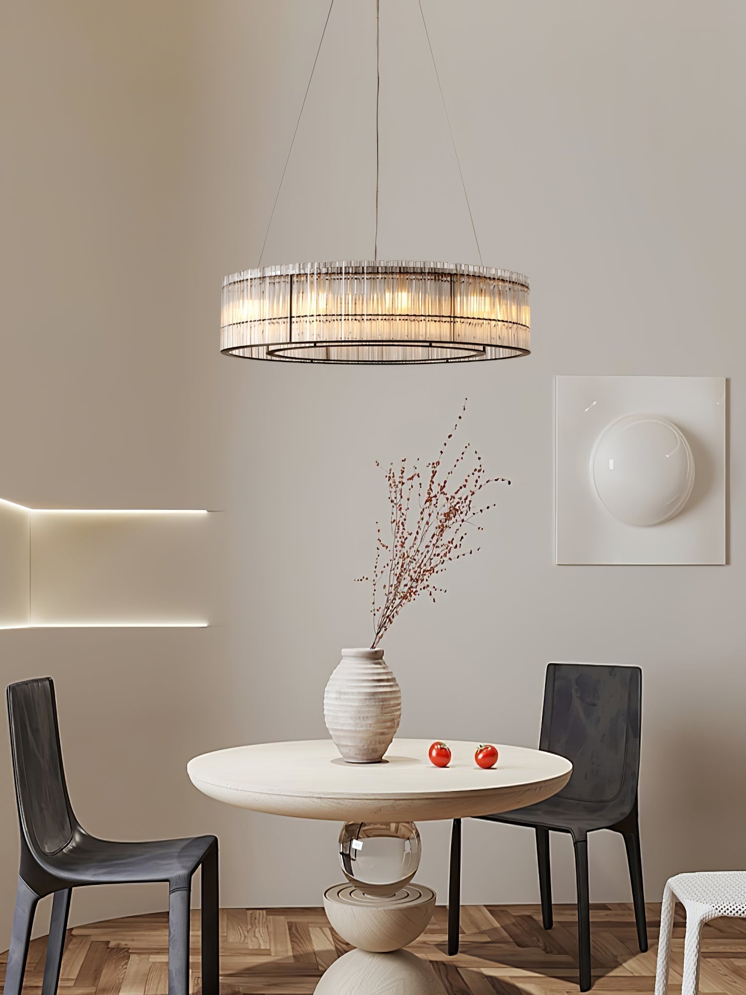 Lustra Pendelleuchte Glasrohr Ring Modern Luxus-Letslighting
