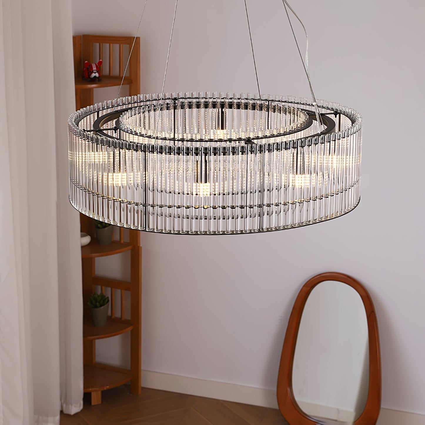 Lustra Pendelleuchte Glasrohr Ring Modern Luxus-Letslighting