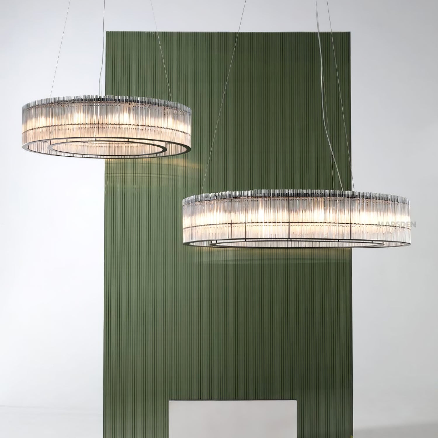 Lustra Pendelleuchte Glasrohr Ring Modern Luxus-Letslighting
