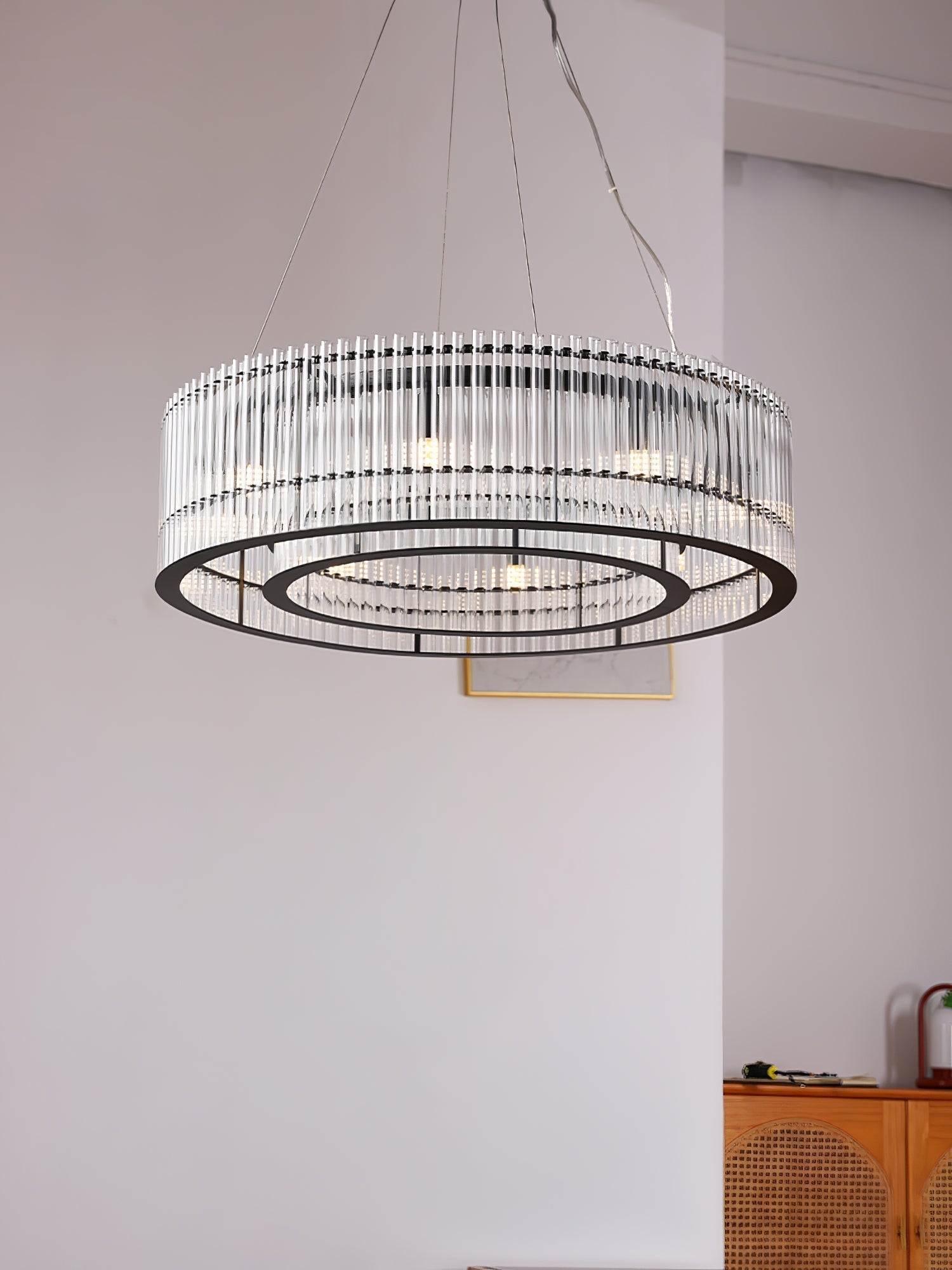 Lustra Pendelleuchte Glasrohr Ring Modern Luxus-Letslighting