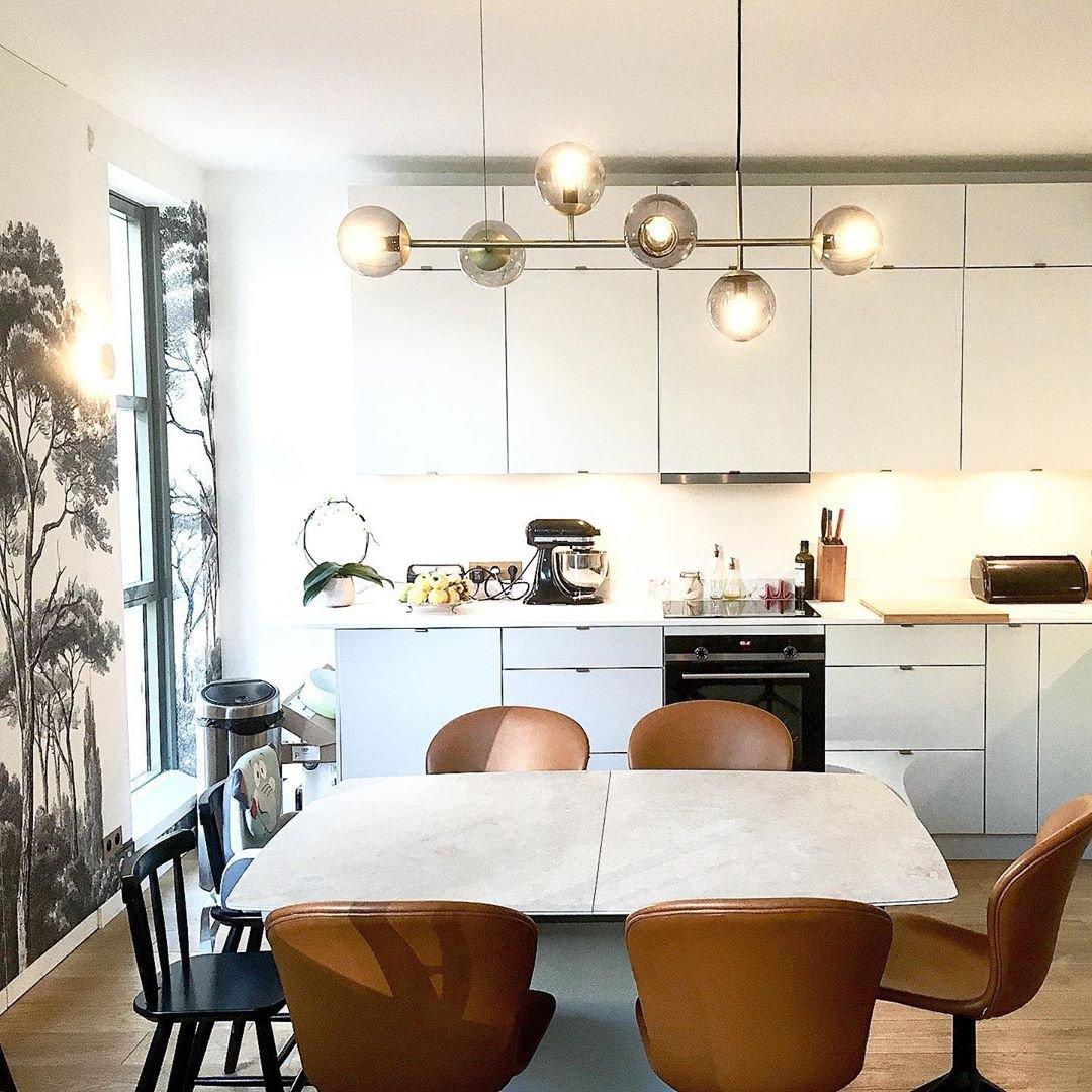 Lustra Pendelleuchte Orb Messing Glas-Letslighting