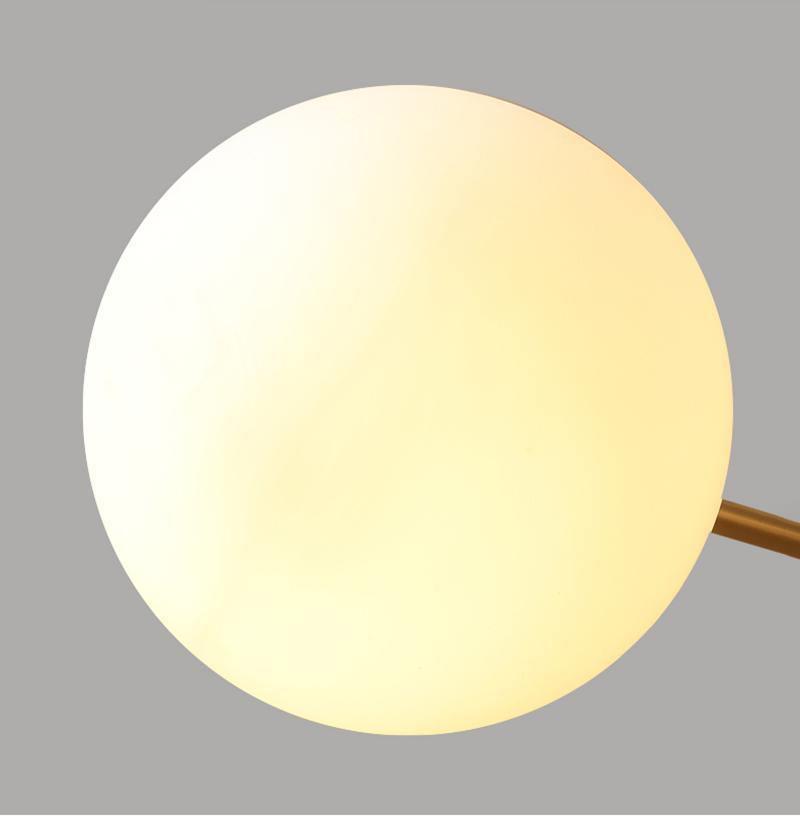 Lustra Kronleuchter Messing Opal Glas-Letslighting