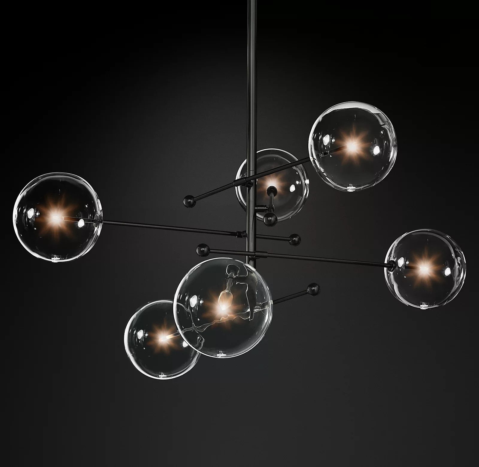 Orbit Zeitgenössischer Glas-Kronleuchter-Letslighting