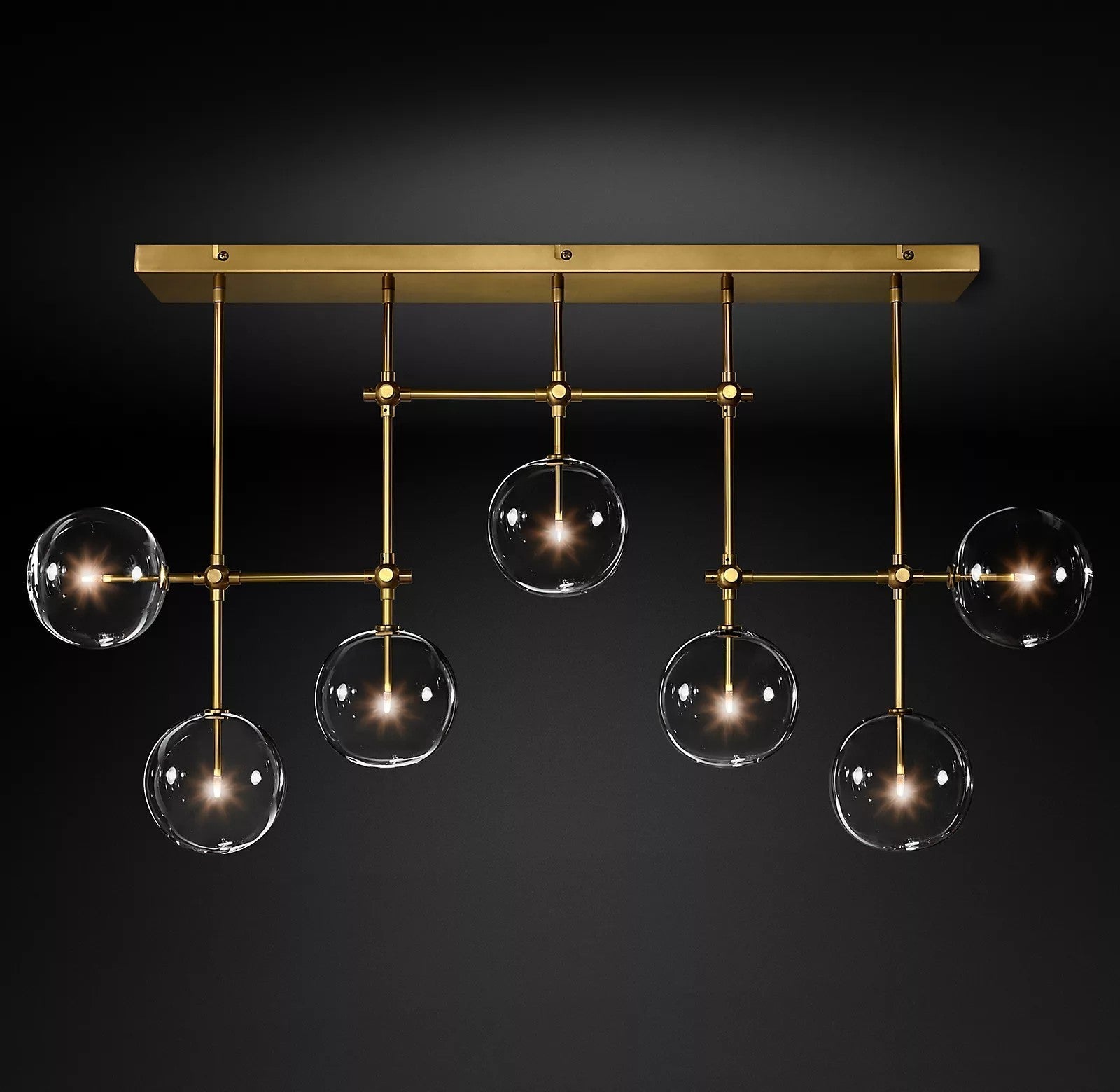 Orbit Zeitgenössischer Glas-Kronleuchter-Letslighting