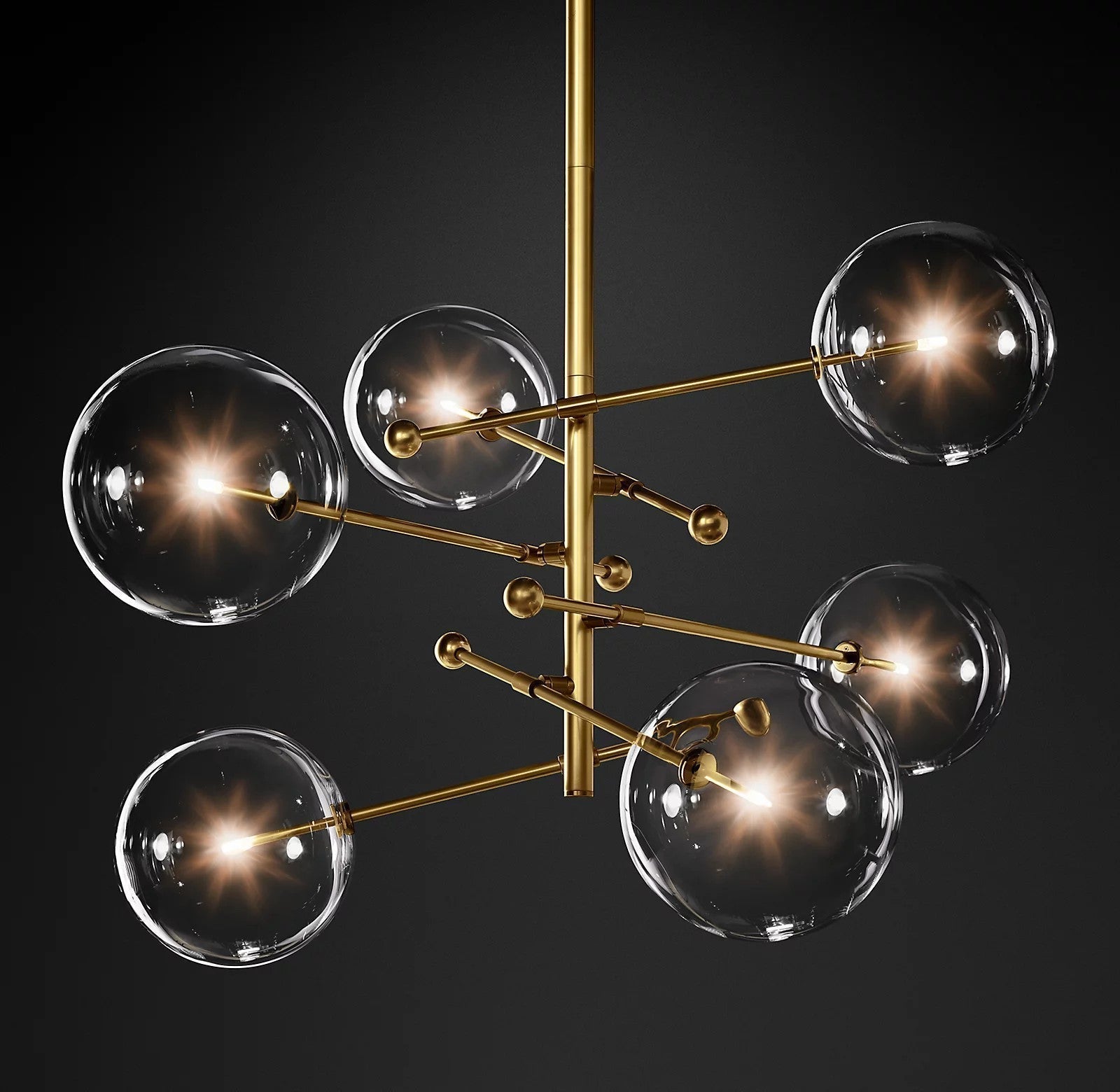 Orbit Zeitgenössischer Glas-Kronleuchter-Letslighting