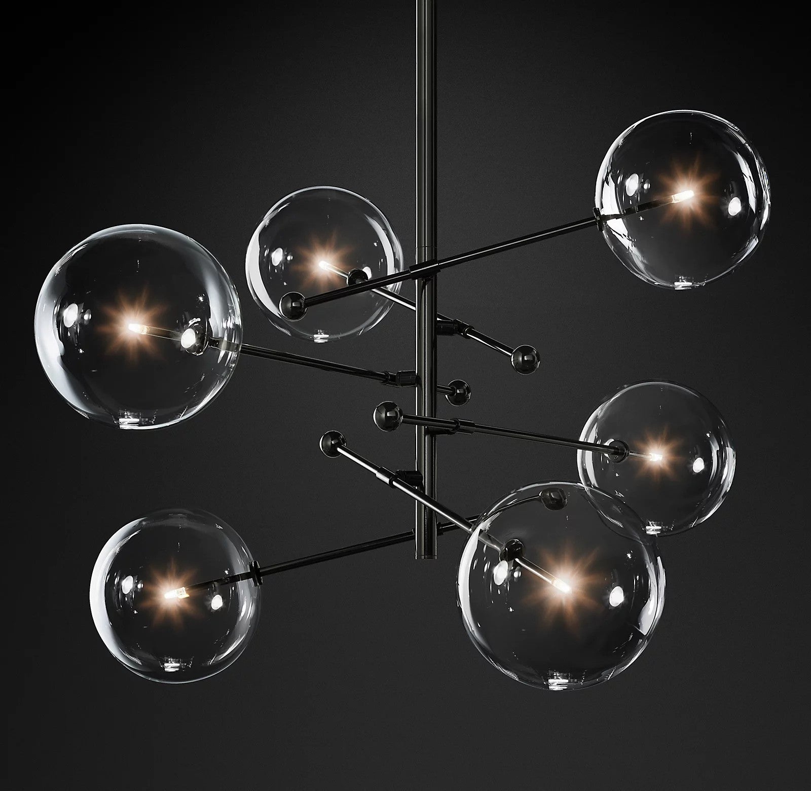 Orbit Zeitgenössischer Glas-Kronleuchter-Letslighting