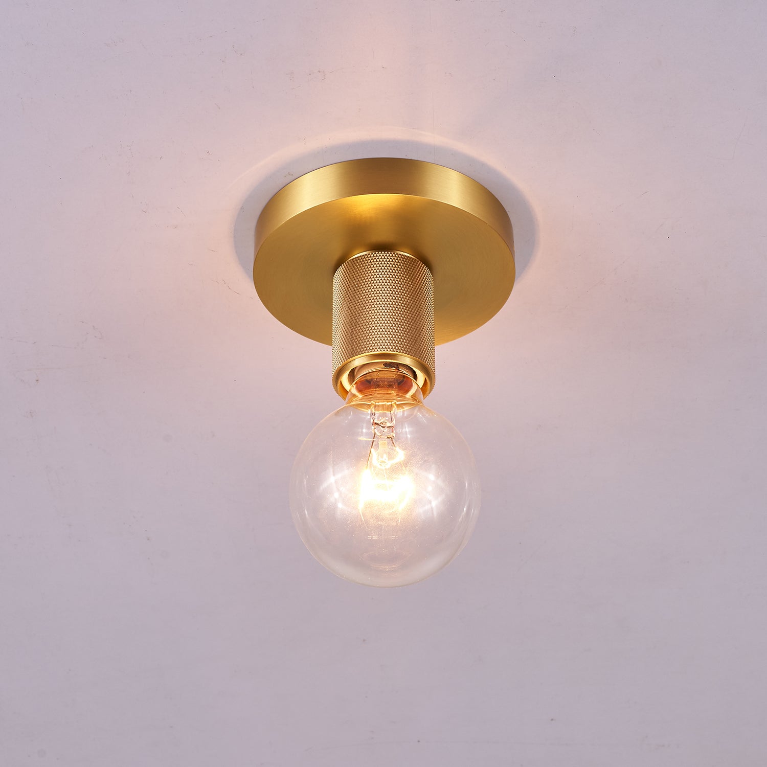 Aursorion Moderne Minimalistische Deckenleuchte aus Messing-Letslighting