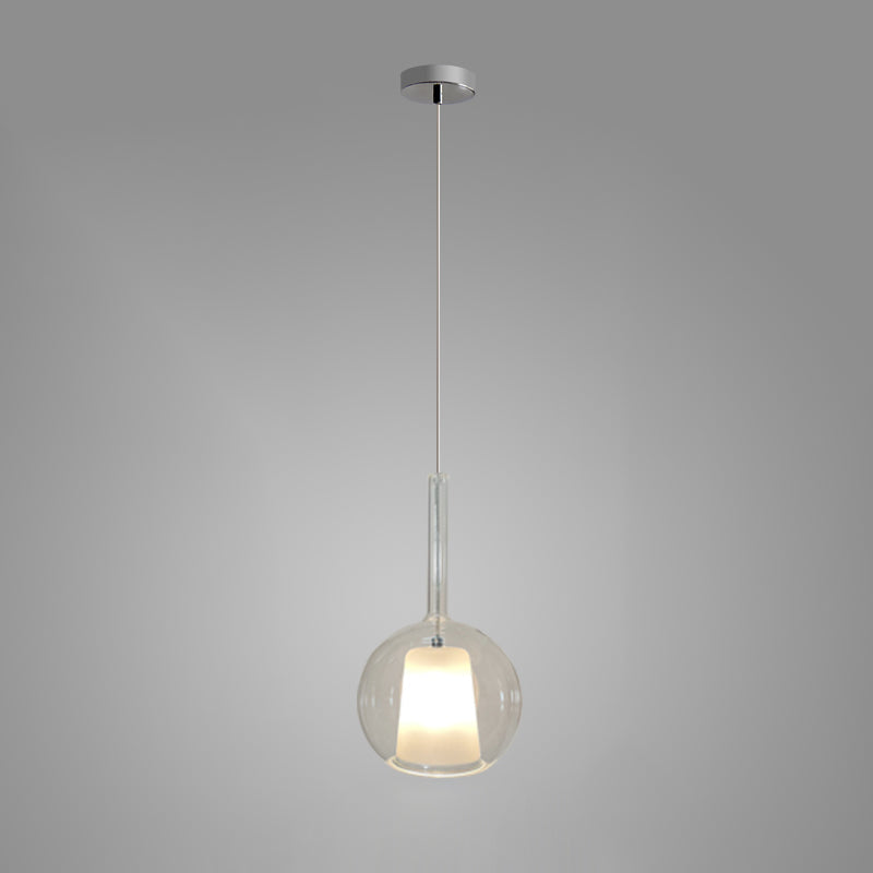 Lustra Pendelleuchte Rauchglas Rund-Letslighting
